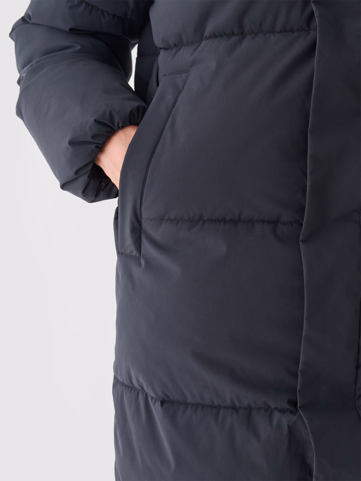 Płaszcz pikowany puchowy z wypełnieniem syntetycznym męski Outhorn - beżowy