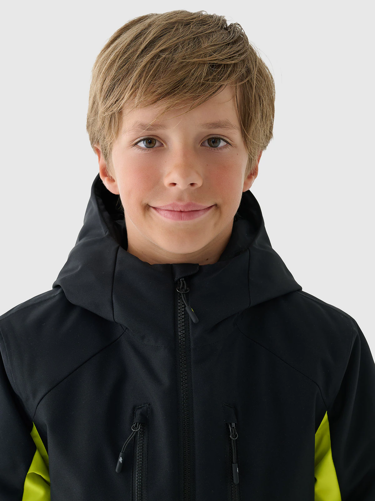 Kurtka narciarska membrana 10000 chłopięca - zielona