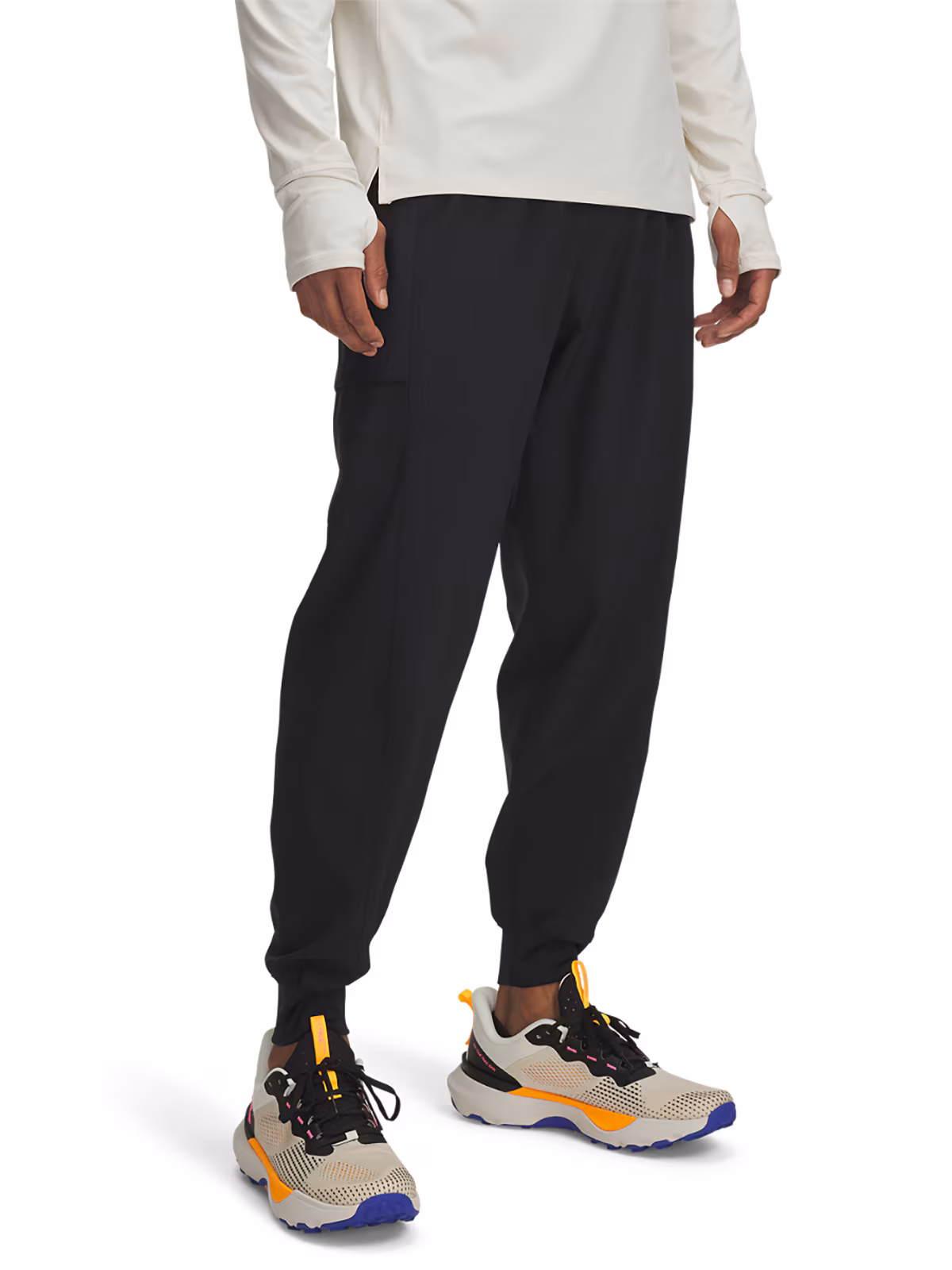 Spodnie do biegania męskie Under Armour UA Trail Run Pants - czarne