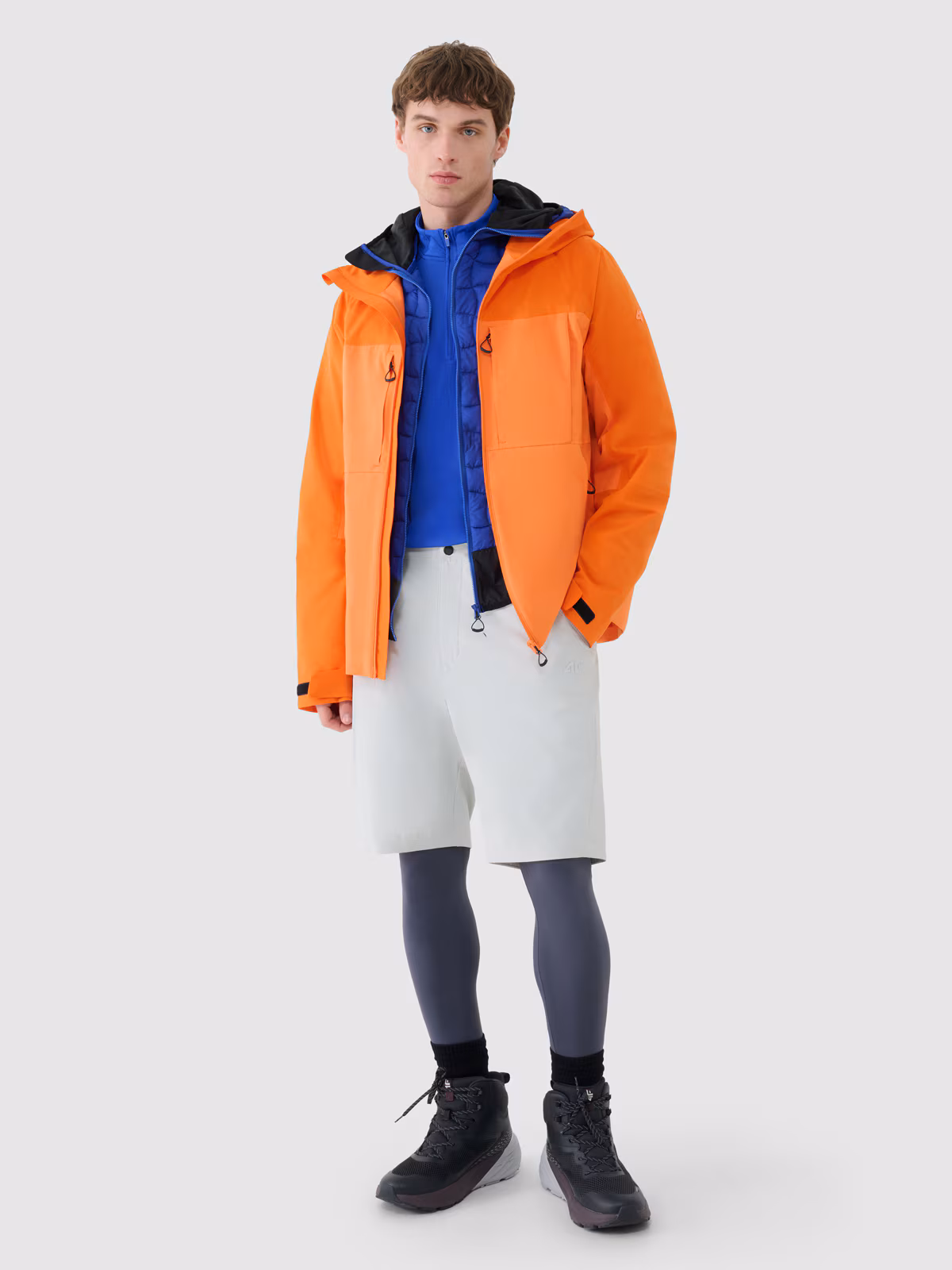 Spodenki trekkingowe 4Way Stretch męskie - granatowe