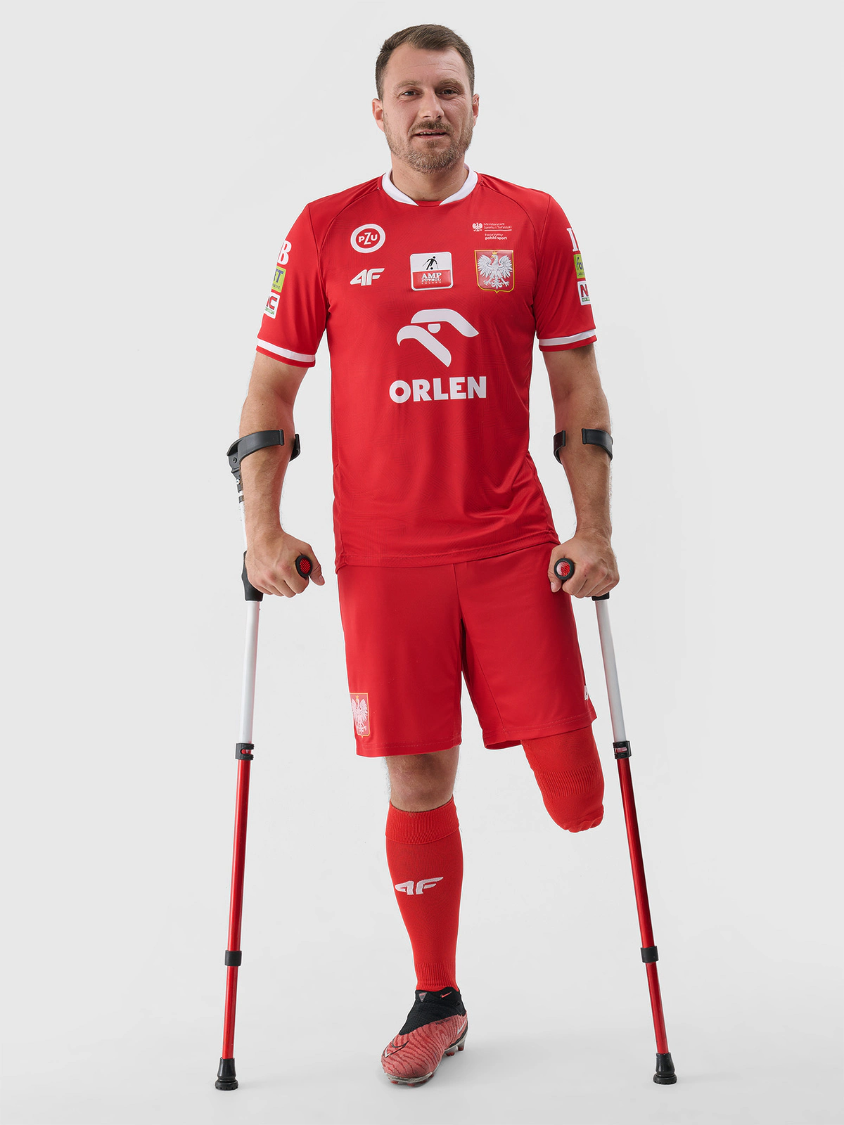 Koszulka replika domowa AMP Futbol męska - biała