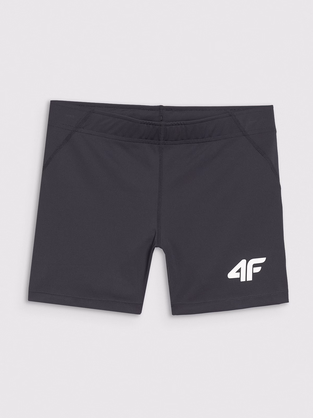 Legginsy krótkie treningowe damskie - niebieskie