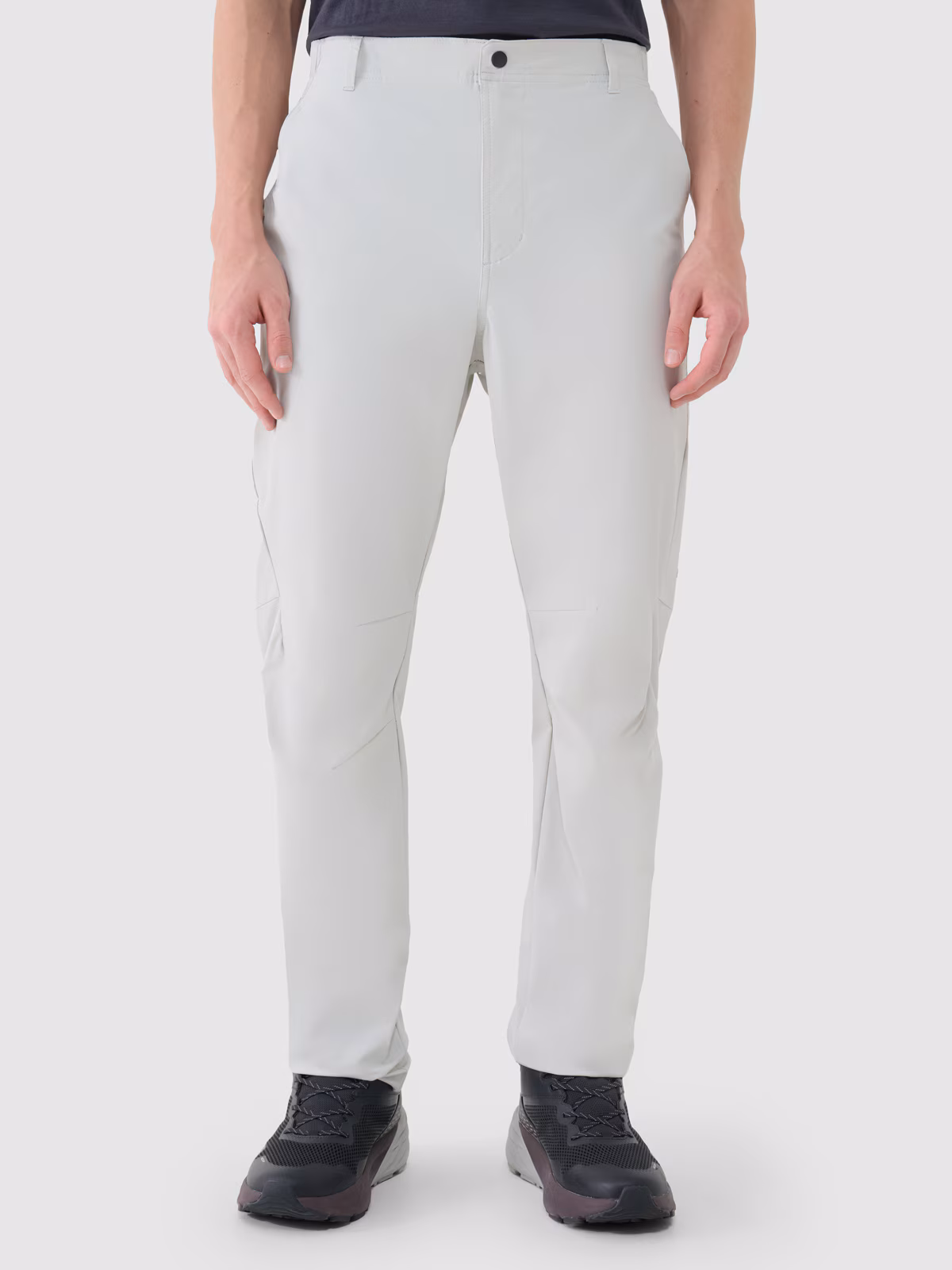 Spodnie trekkingowe szybkoschnące męskie - czarne