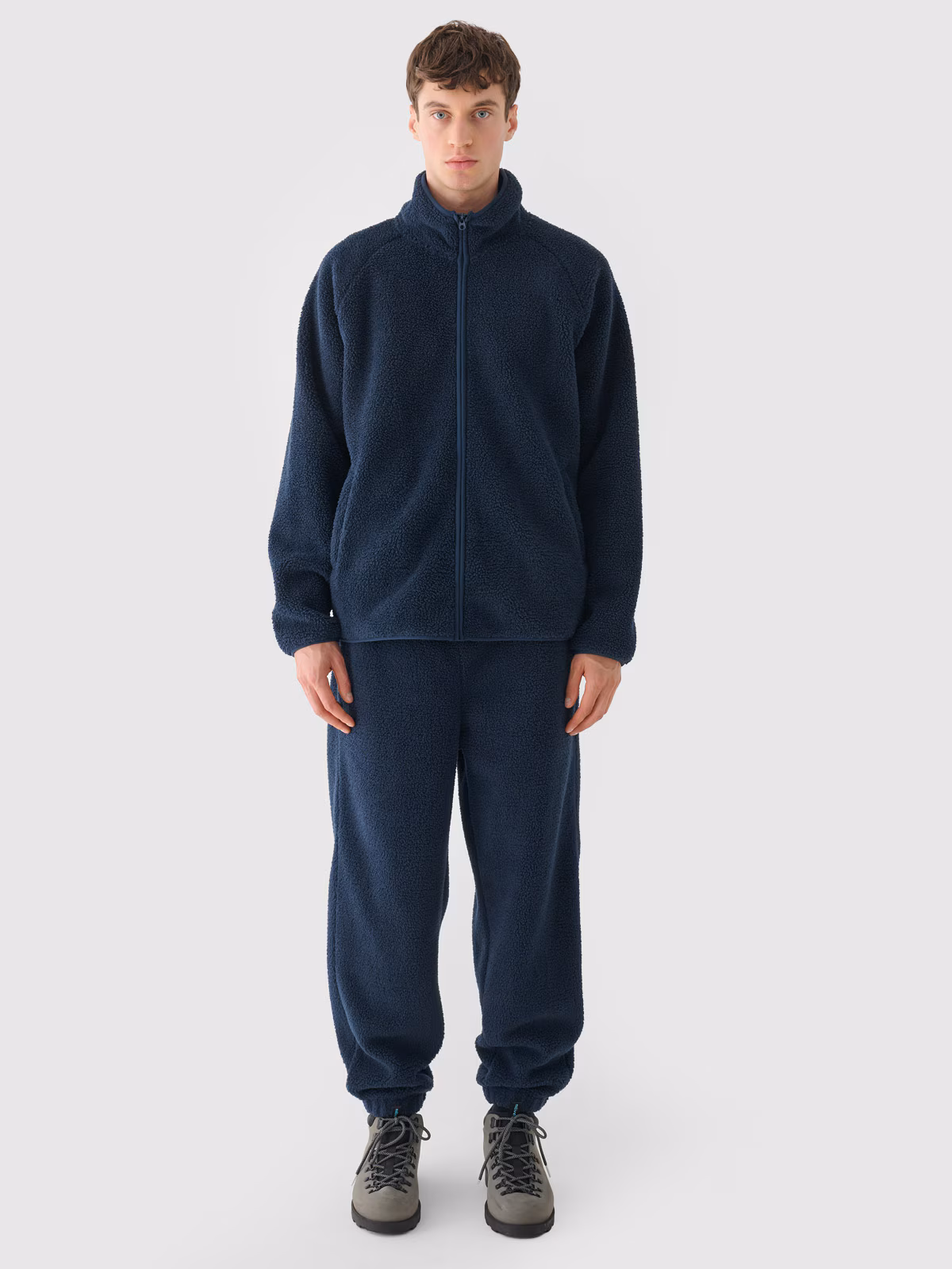 Polar sherpa rozpinany ze stójką męski Outhorn - czerwony