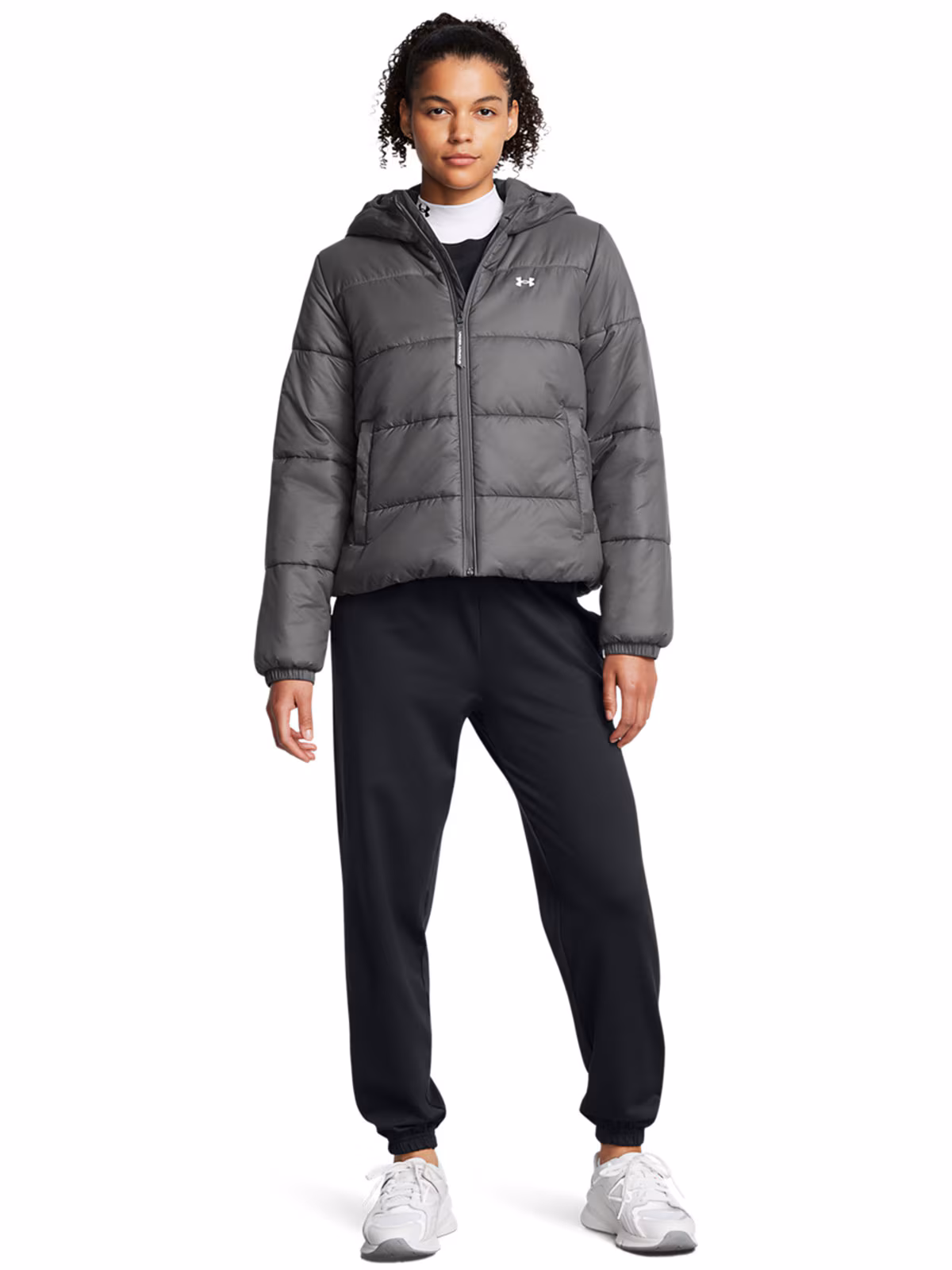 Kurtka puchowa z wypełnieniem syntetycznym damska Under Armour Lw Insulate Jacket - szara