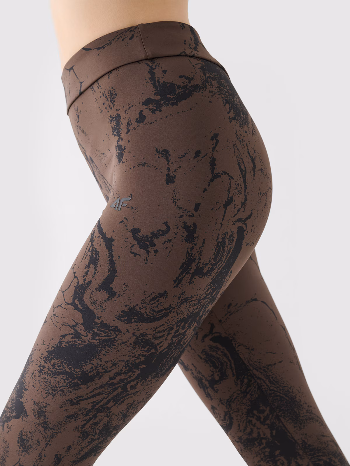 Legginsy z wysokim stanem damskie - multikolor