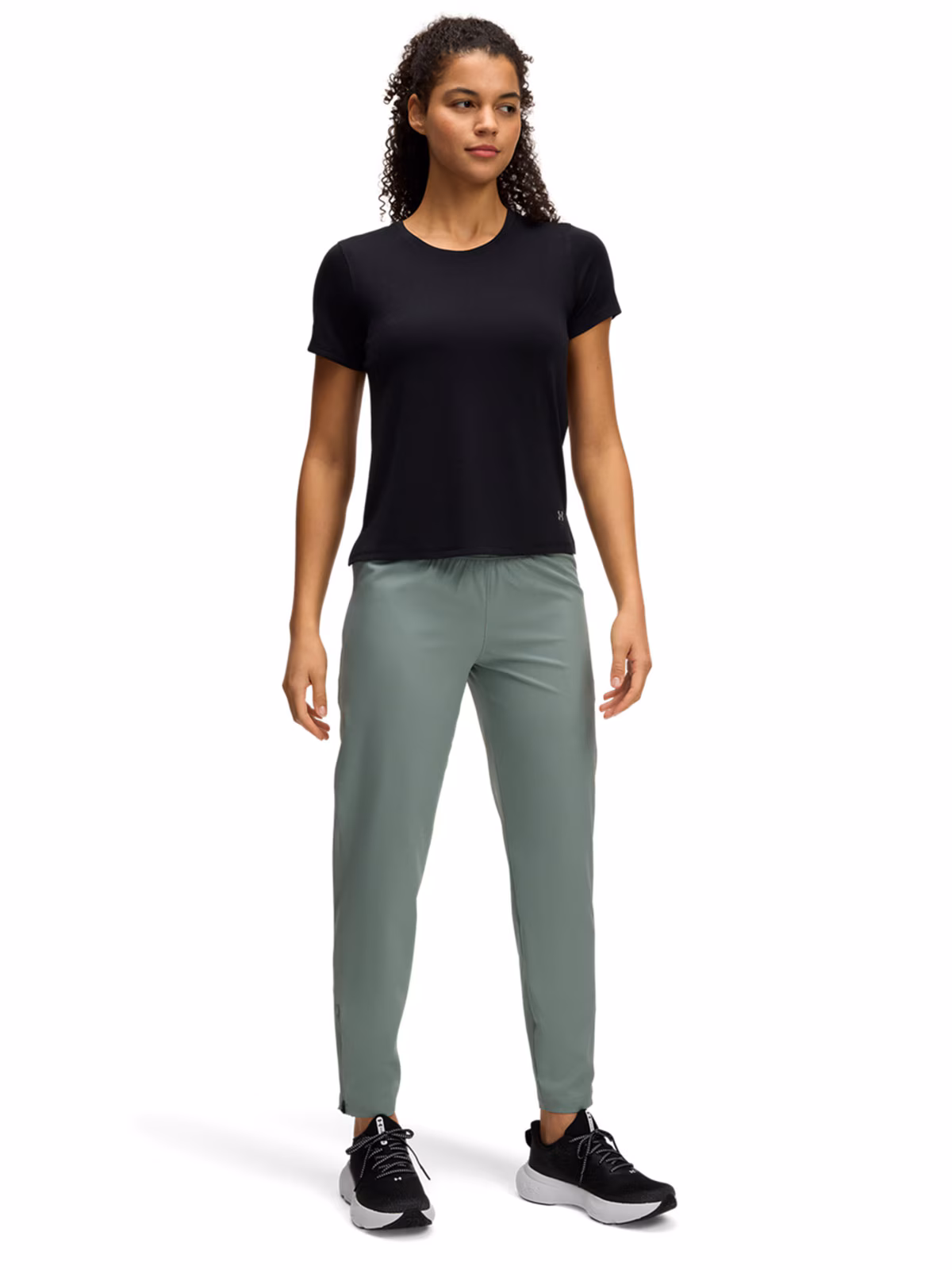 Spodnie do biegania damskie Under Armour UA OutRun the Storm Pants - zielone