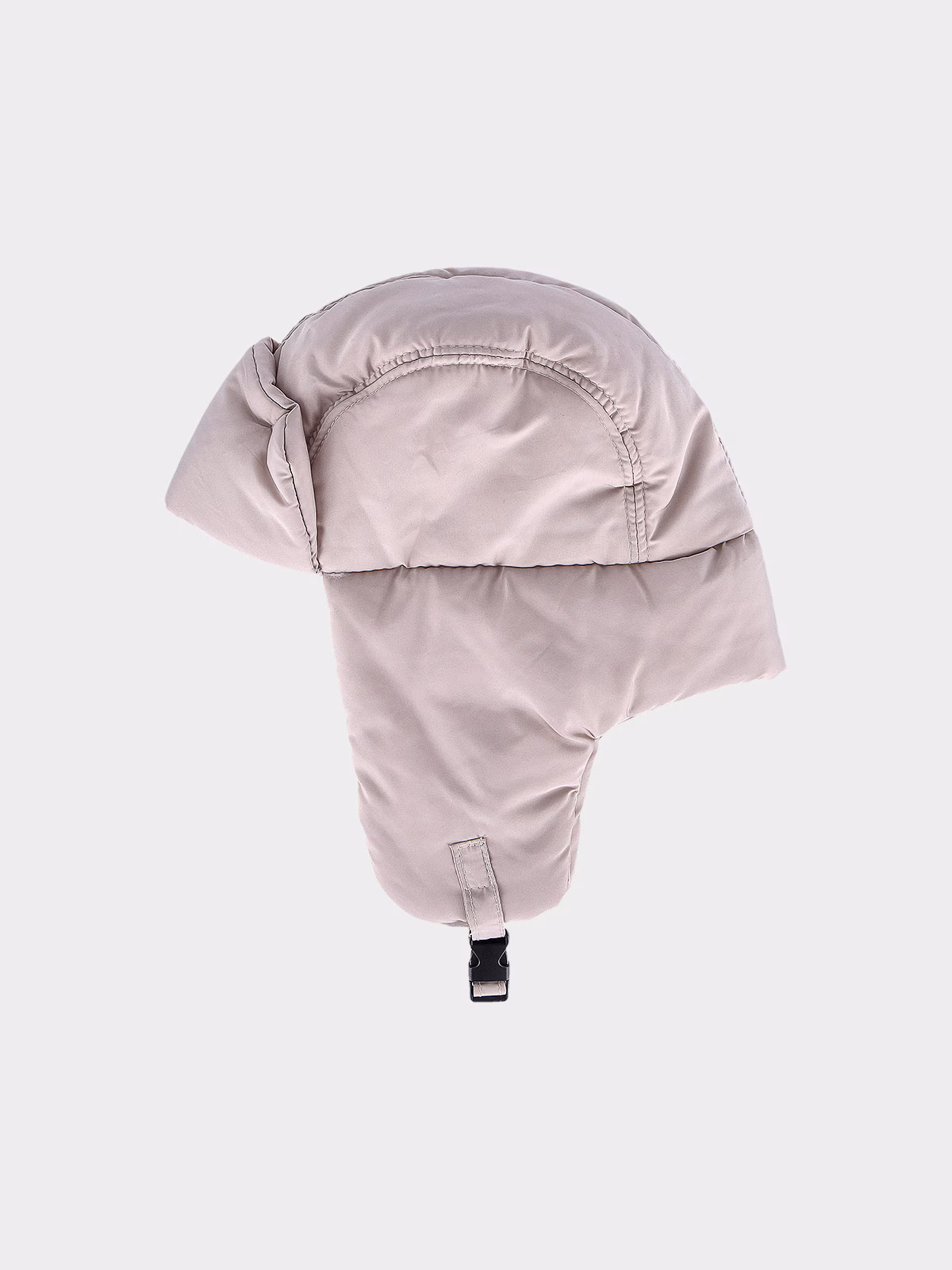 Czapka zimowa pilotka dziecięca - beżowa