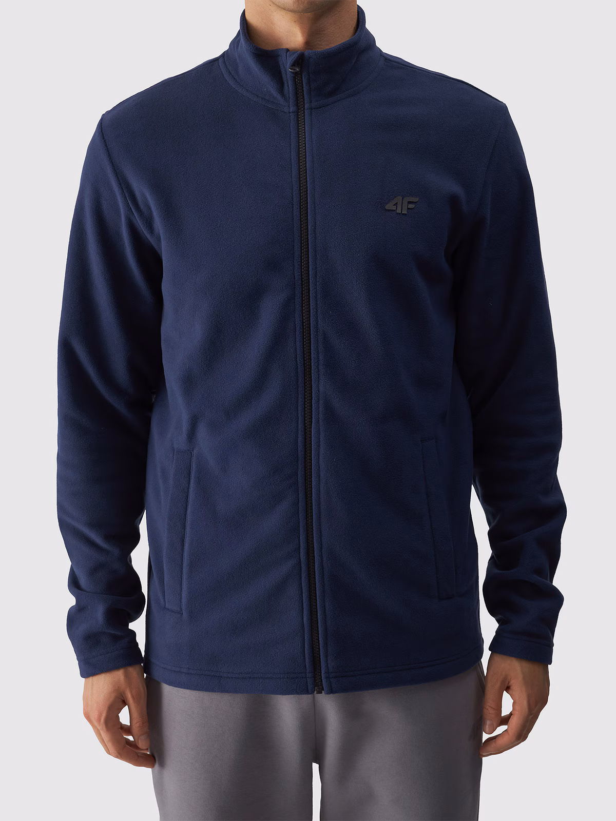 Polar regular ze stójką męski - szary