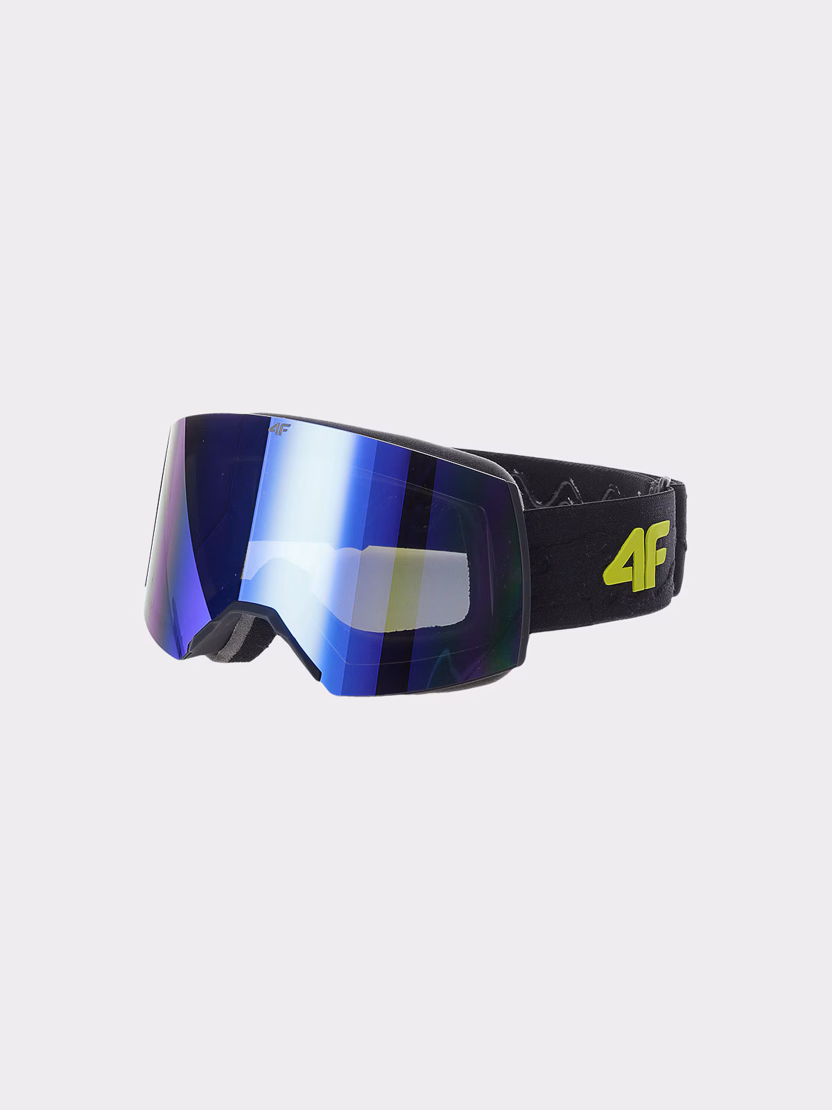 Gogle narciarskie z lustrzaną powłoką chłopięce - szare