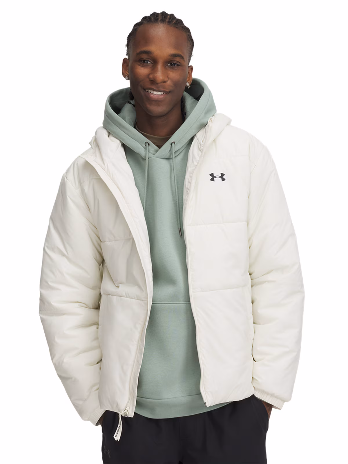 Kurtka puchowa z wypełnieniem syntetycznym męska Under Armour Lw Insulated Jacket - czarna