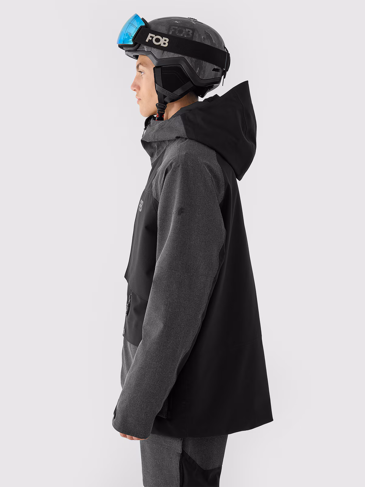 Kurtka snowboardowa membrana 10000 męska - biała