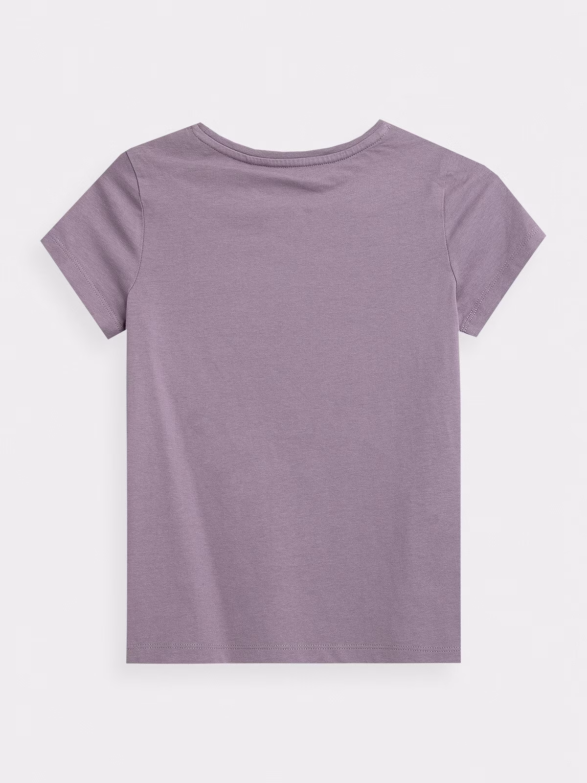 T-shirt gładki dziewczęcy