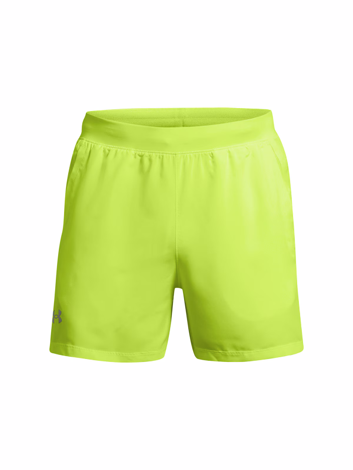 Spodenki do biegania męskie Under Armour UA Launch 5'' Shorts - zielone
