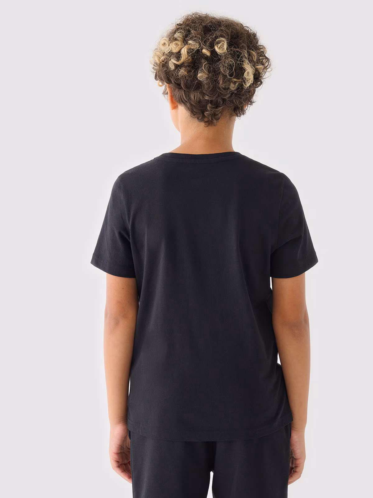 T-shirt z nadrukiem chłopięcy - biały