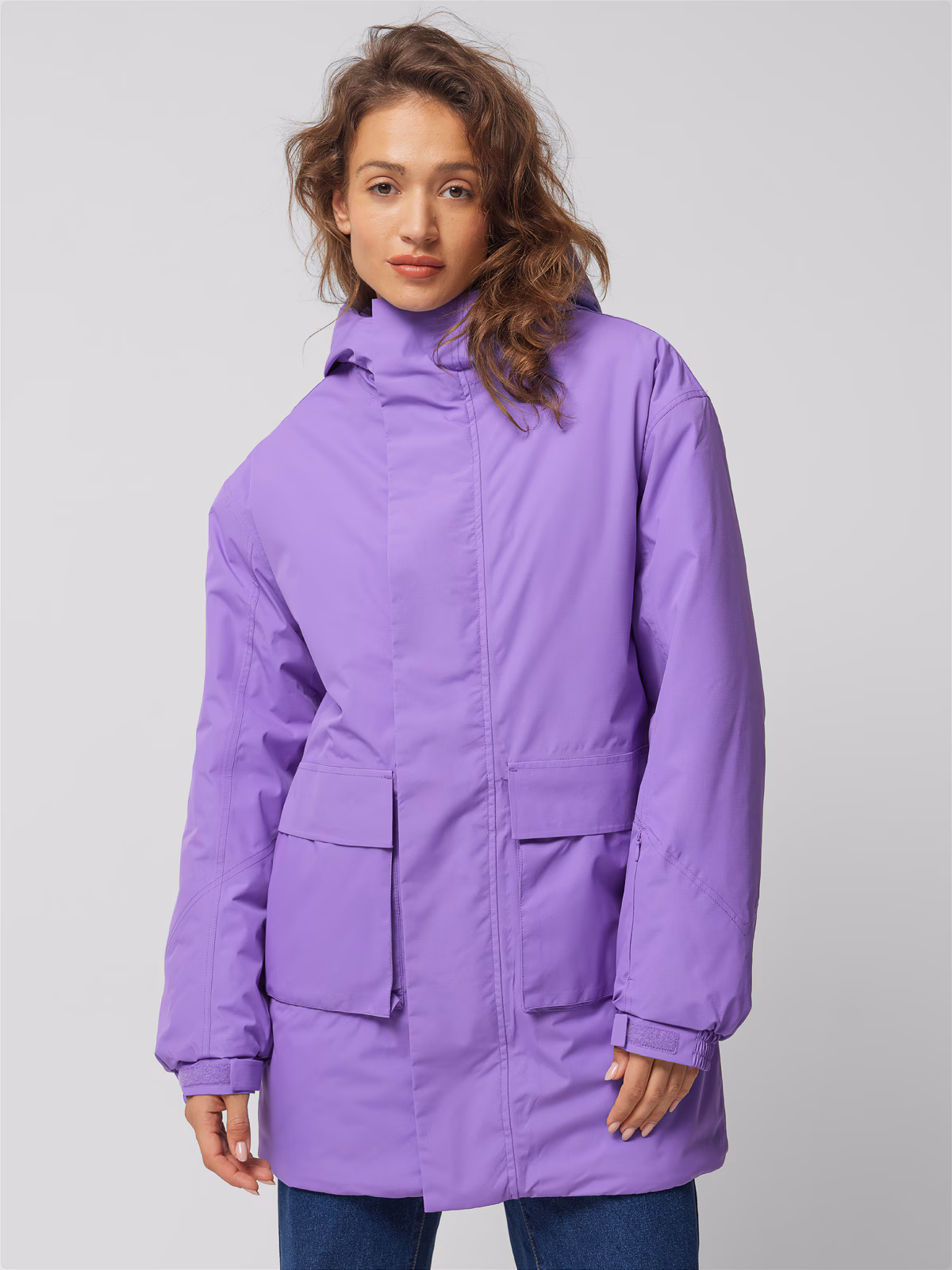 Kurtka snowboardowa z membraną 8000 uniseks Outhorn - fioletowa