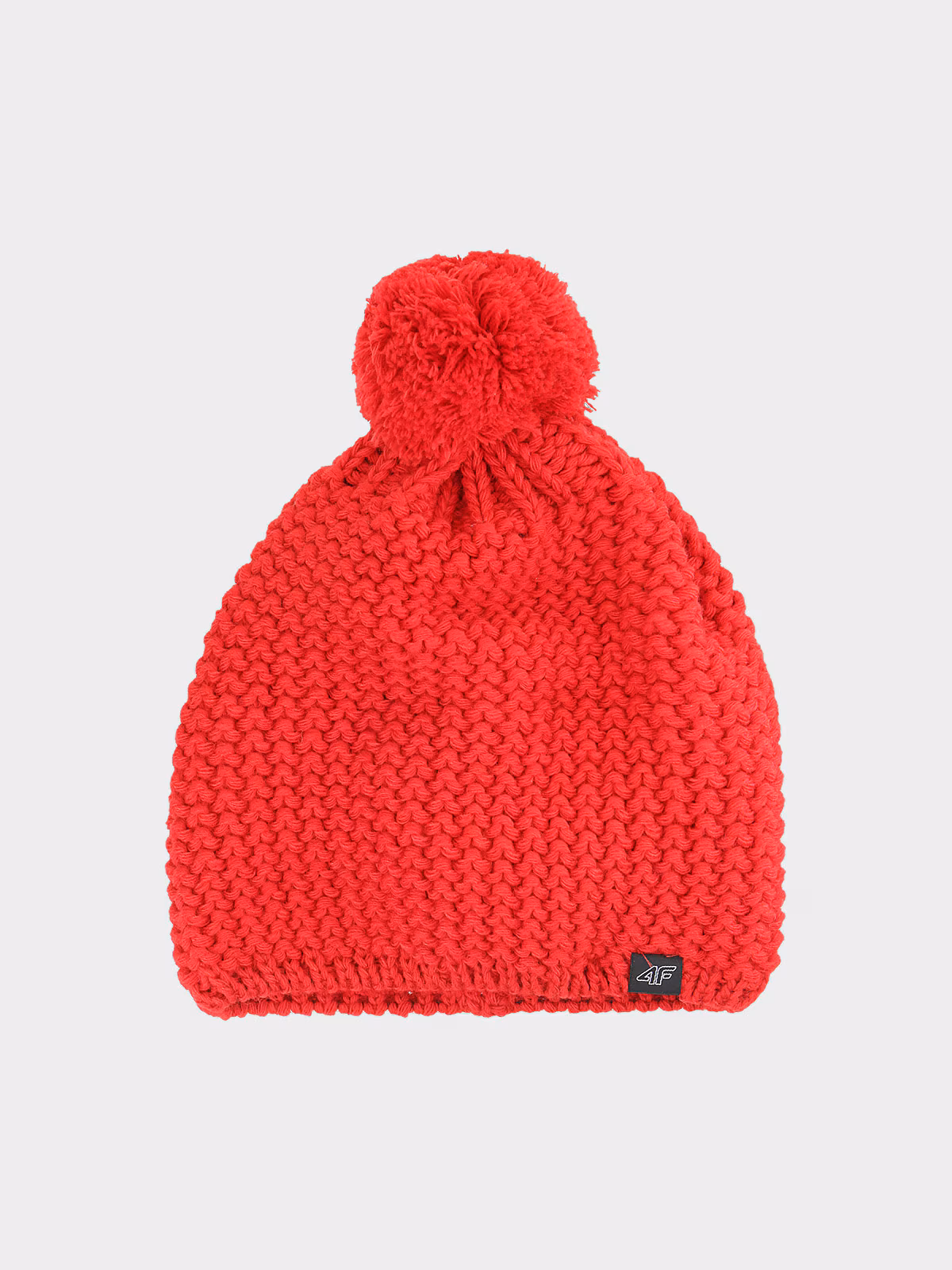 Czapka zimowa z pomponem męska - niebieska