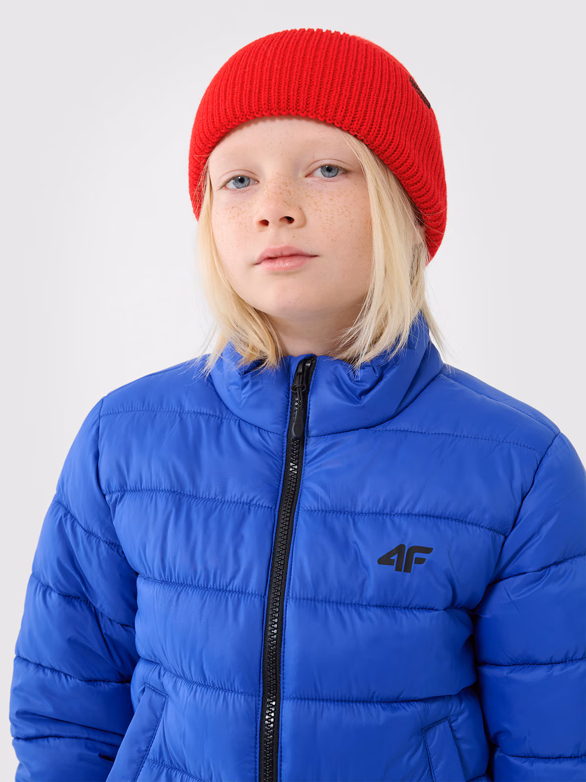 Kurtka puchowa z wypełnieniem syntetycznym chłopięca - zielona