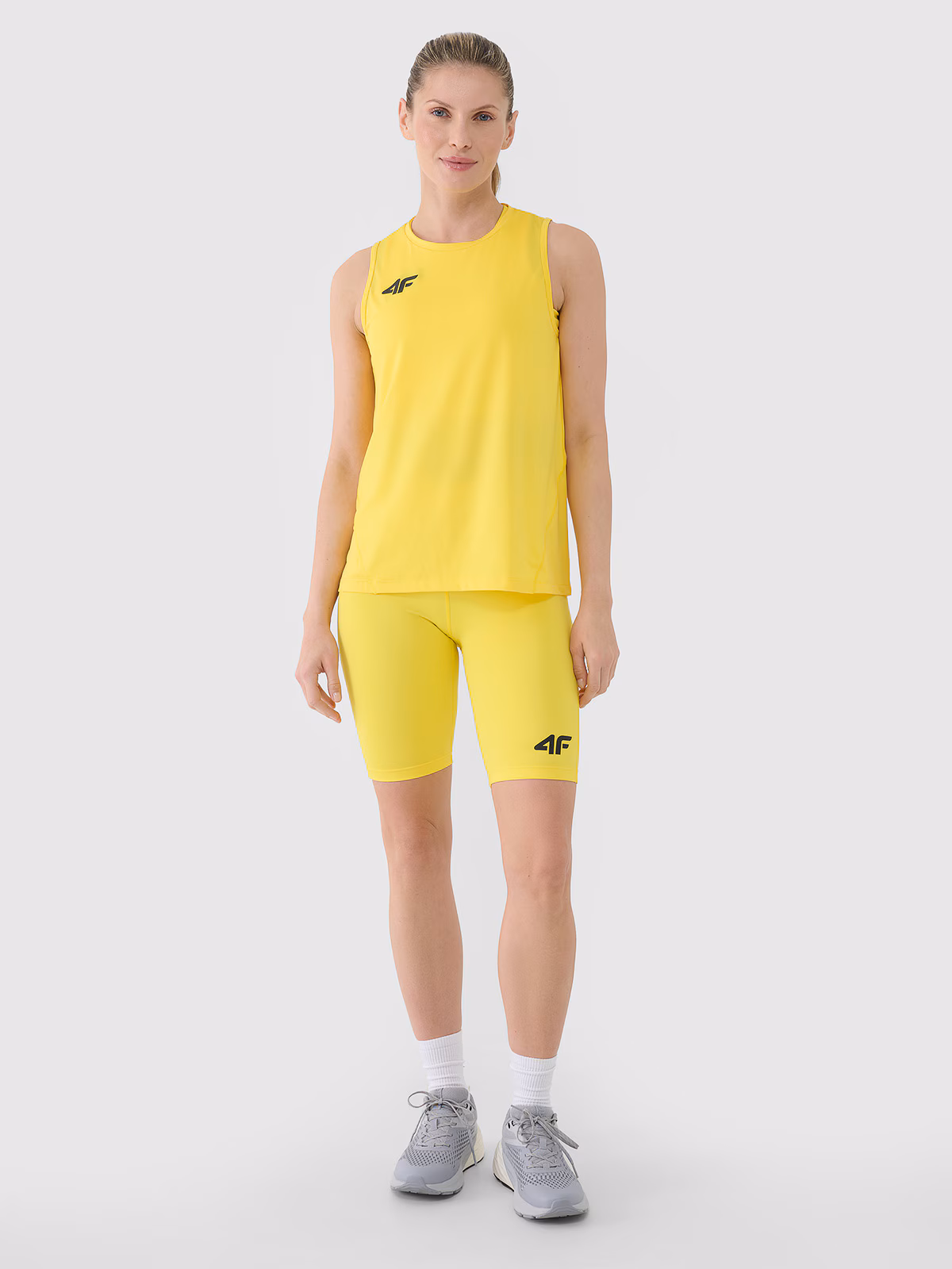 Legginsy kolarki treningowe damskie - niebieskie