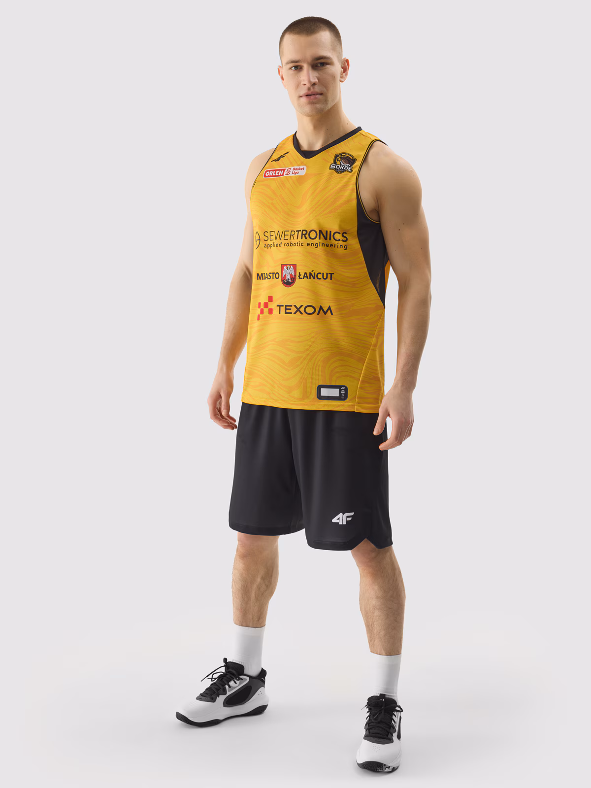 Tank top replika domowy z sezonu 2023/24 męski 4F x Sokół Łańcut - multikolor