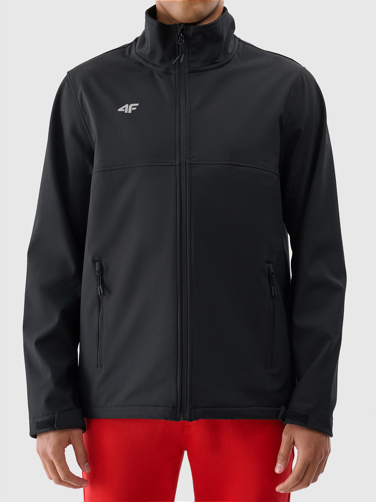 Softshell wiatroodporny membrana 5000 męski - czarny