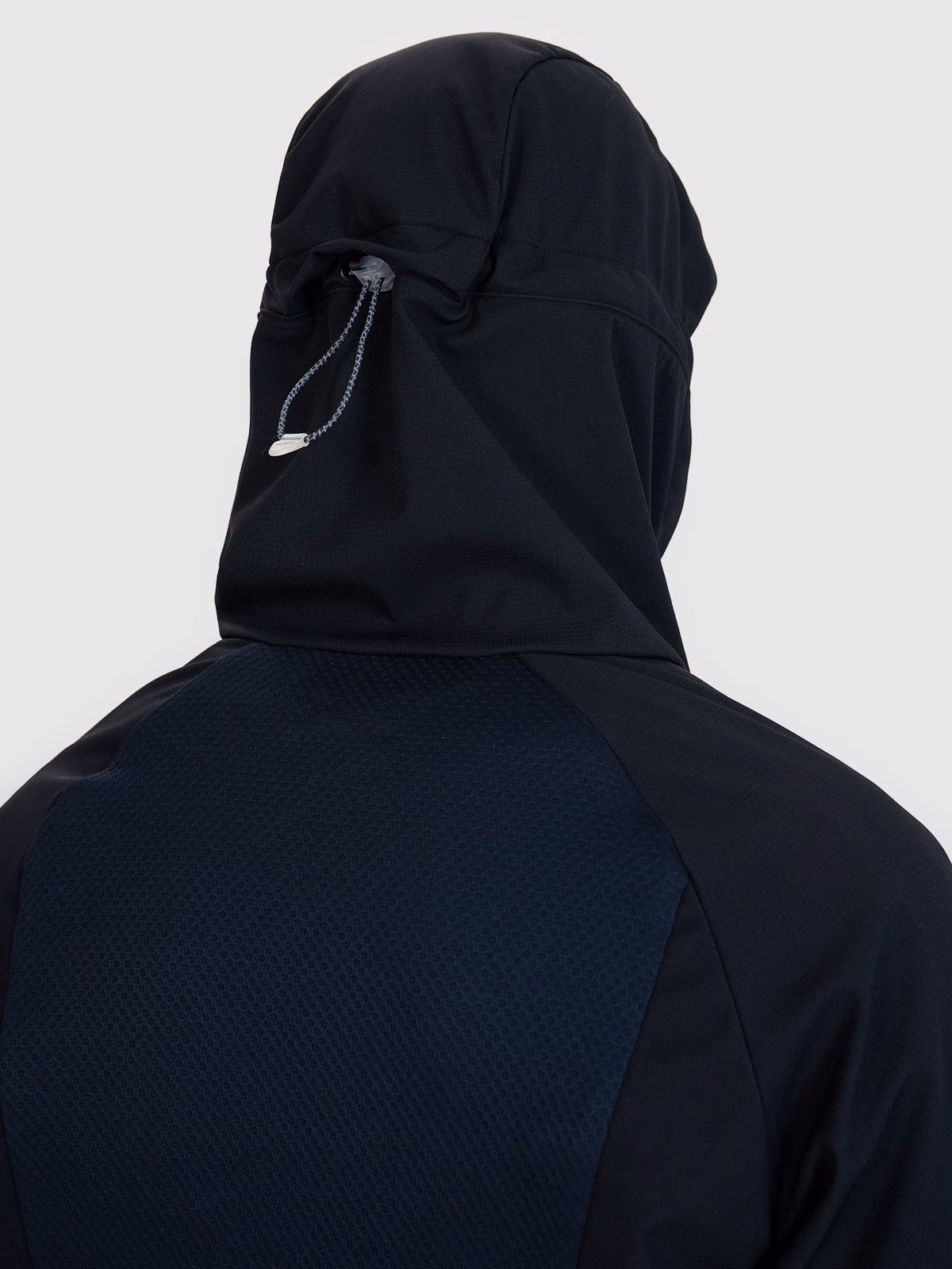 Kurtka softshell wiatroodporna membrana 10000 męska - granatowa