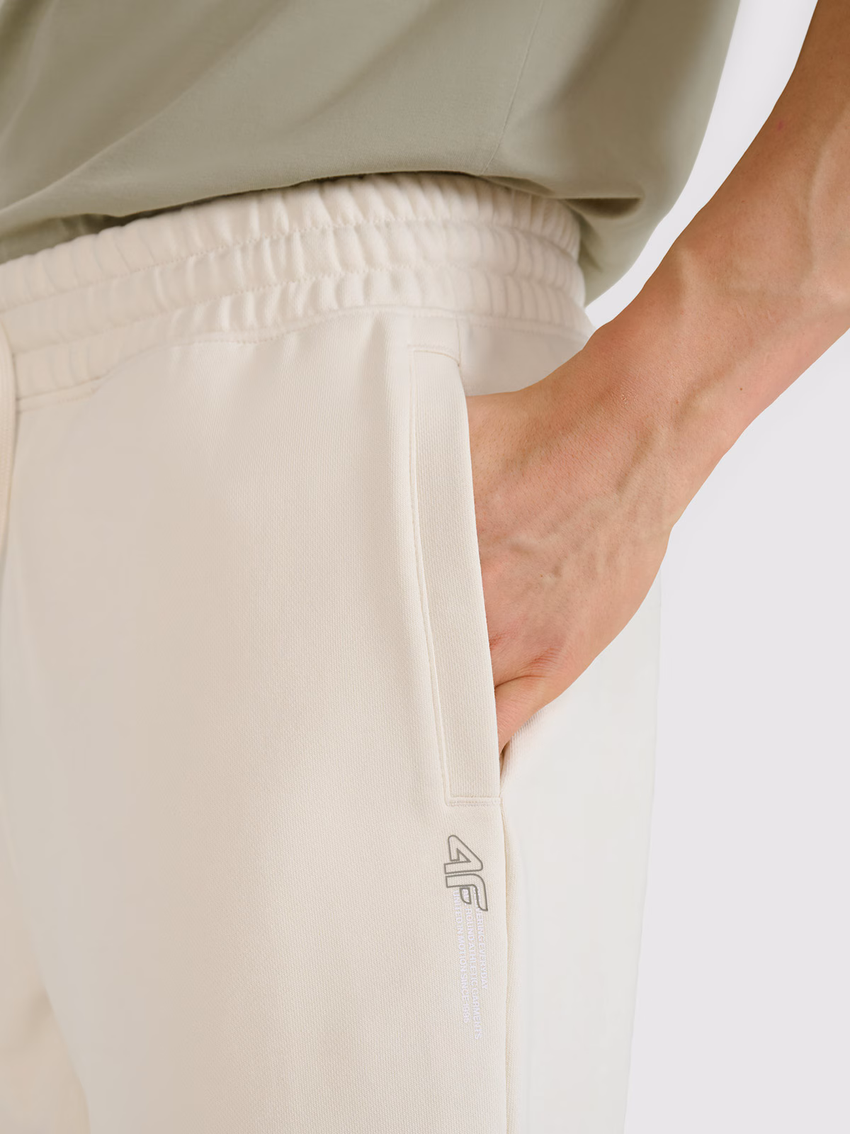 Spodenki dresowe męskie - szare