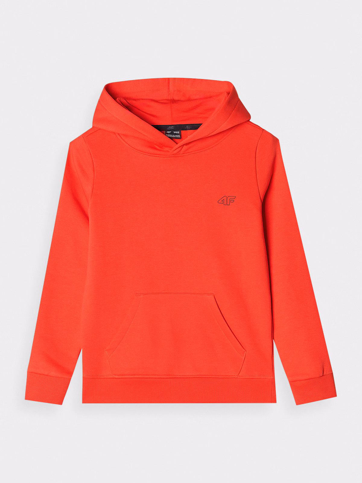 Bluza dresowa nierozpinana z kapturem chłopięca - niebieska