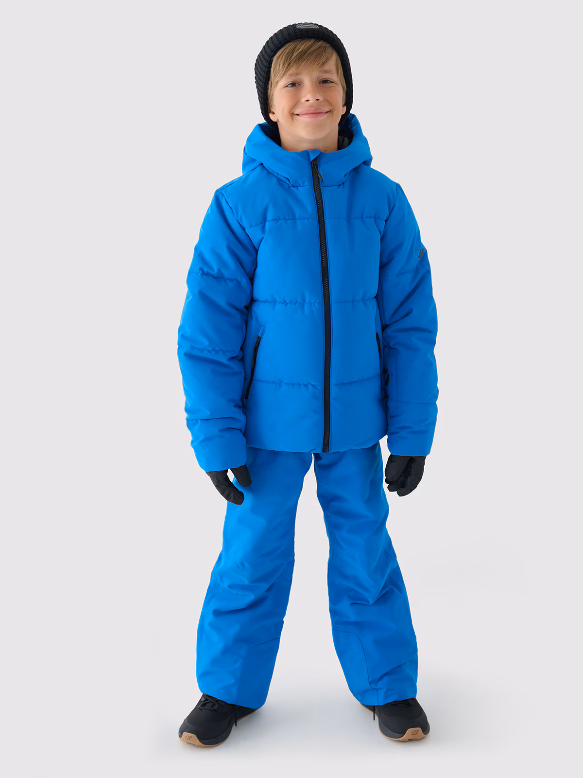 Kurtka narciarska membrana 5000 chłopięca - czerwona