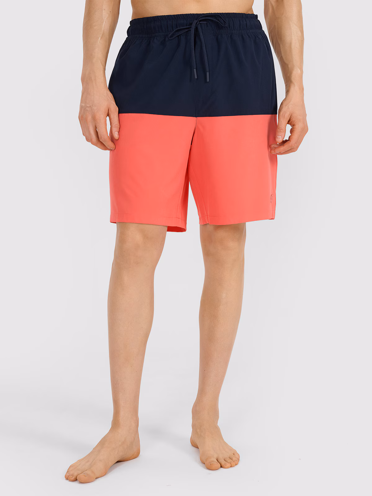 Spodenki plażowe męskie - niebieskie