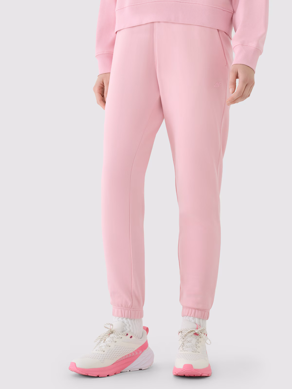 Spodnie dresowe joggery damskie - granatowe