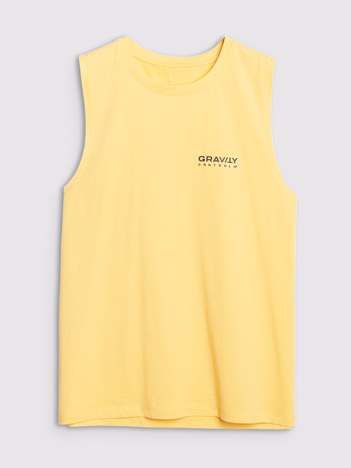 Tank top oversize męski - beżowy
