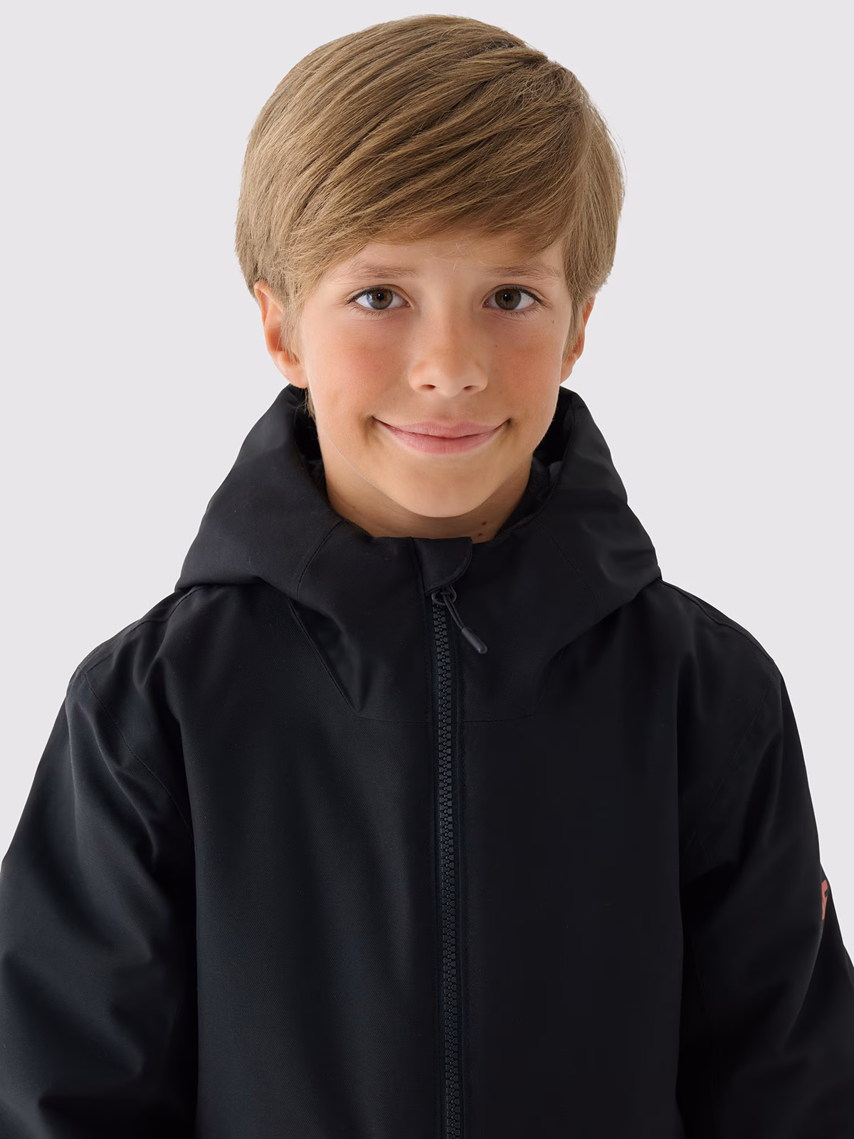 Kurtka narciarska membrana 5000 chłopięca - czerwona