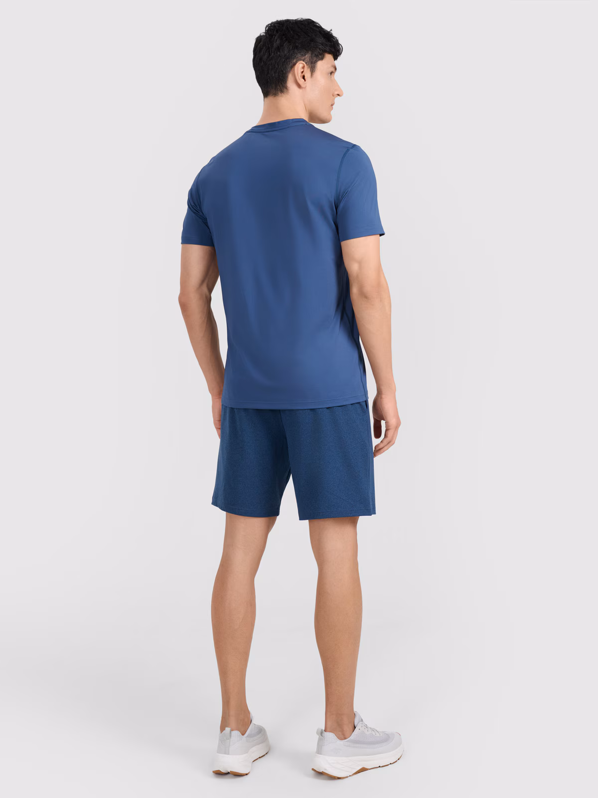 Spodenki treningowe szybkoschnące męskie - granatowe