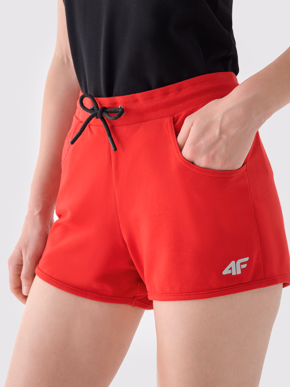 Spodenki dresowe damskie - granatowe