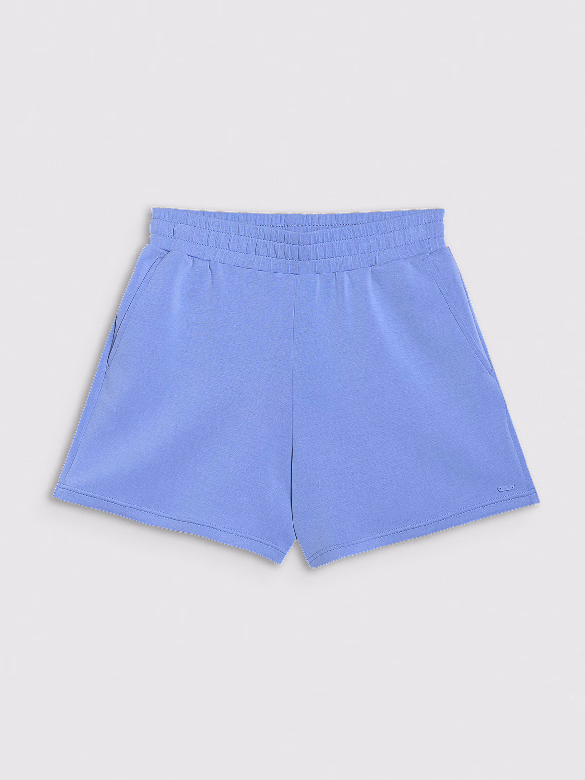 Spodenki dresowe z modalem damskie - niebieskie