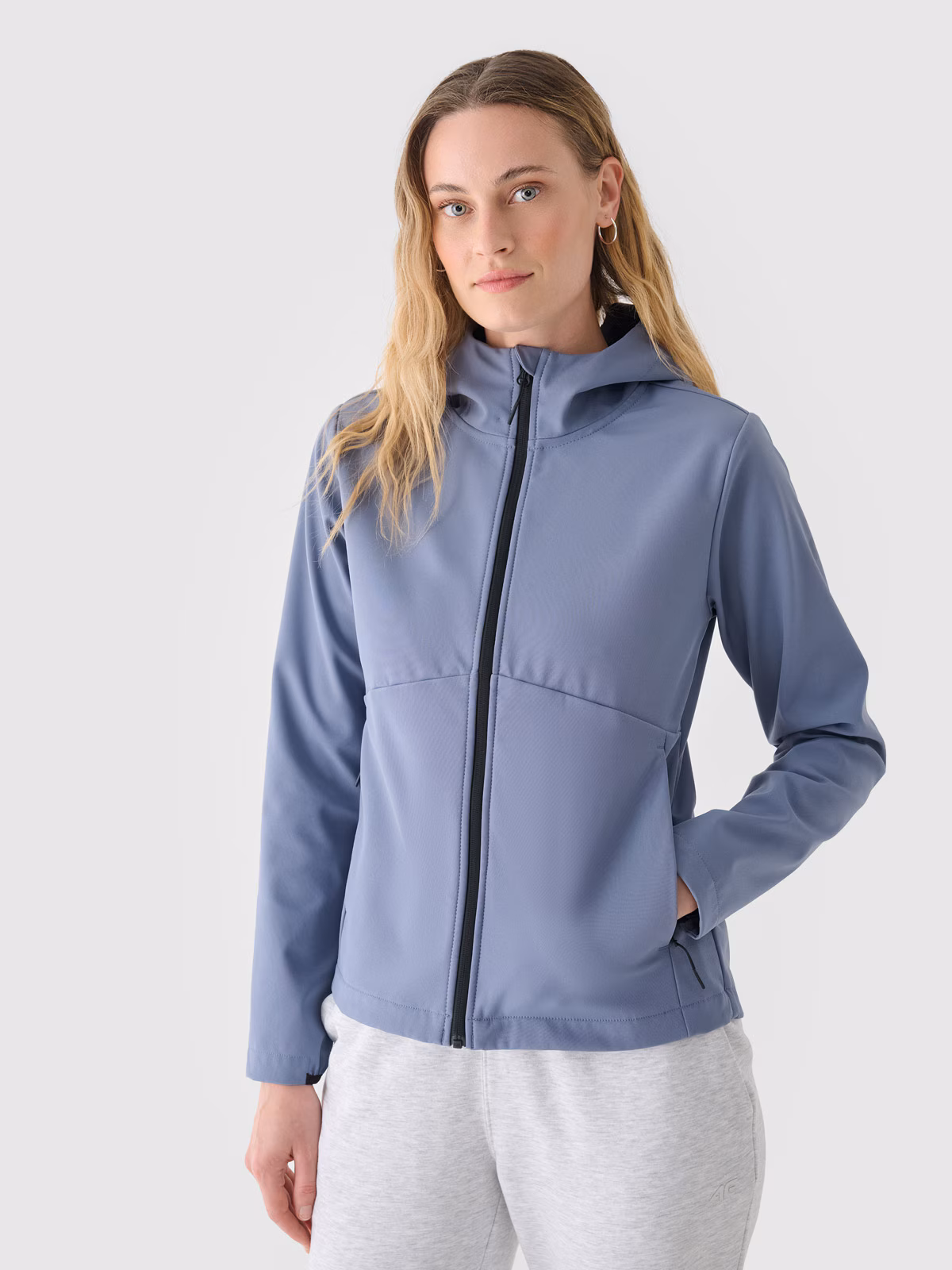 Kurtka softshell wiatroodporna membrana 5000 damska - różowa