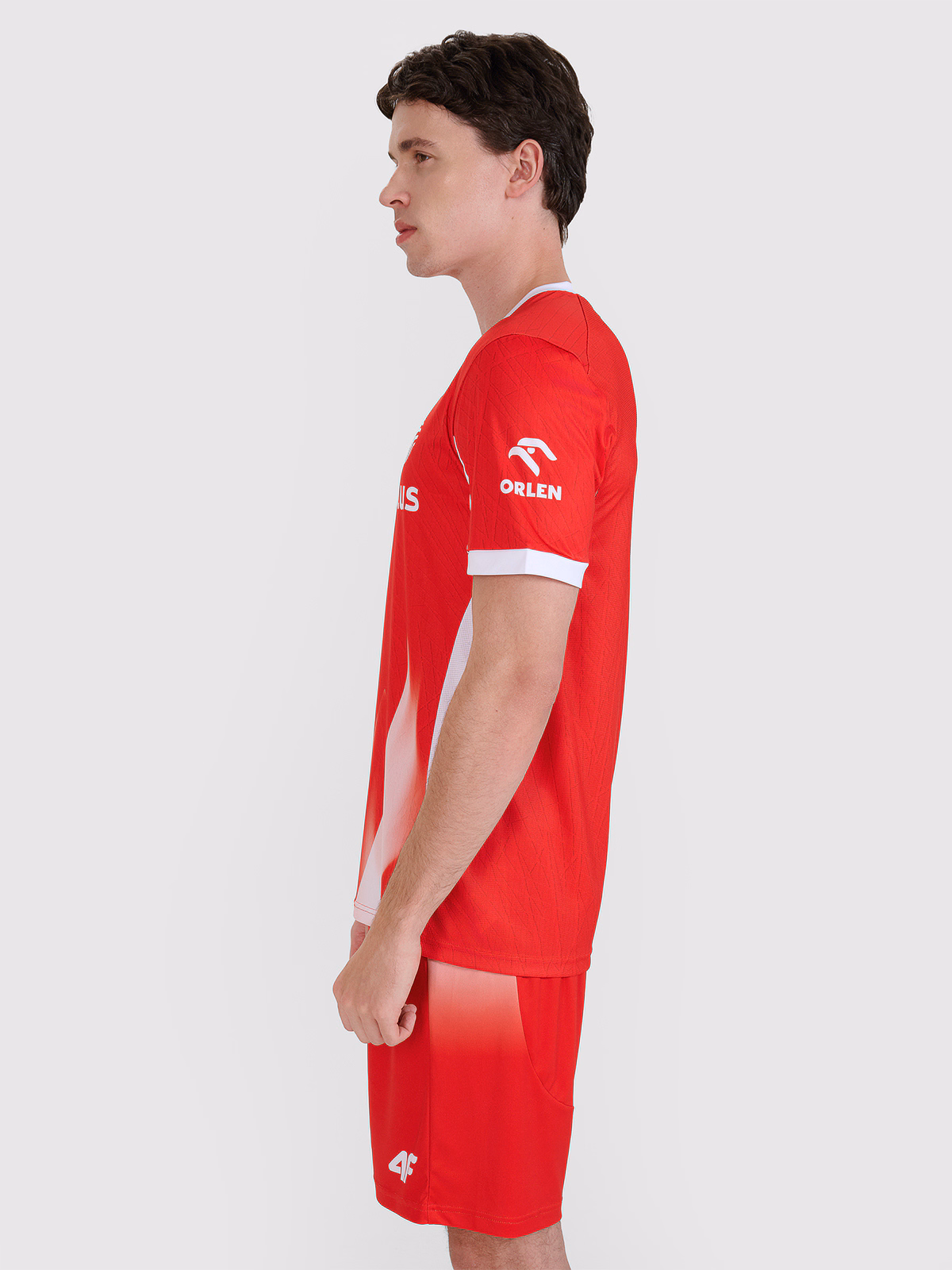 Koszulka meczowa replika domowa męska 4F x Polska Siatkówka - biała