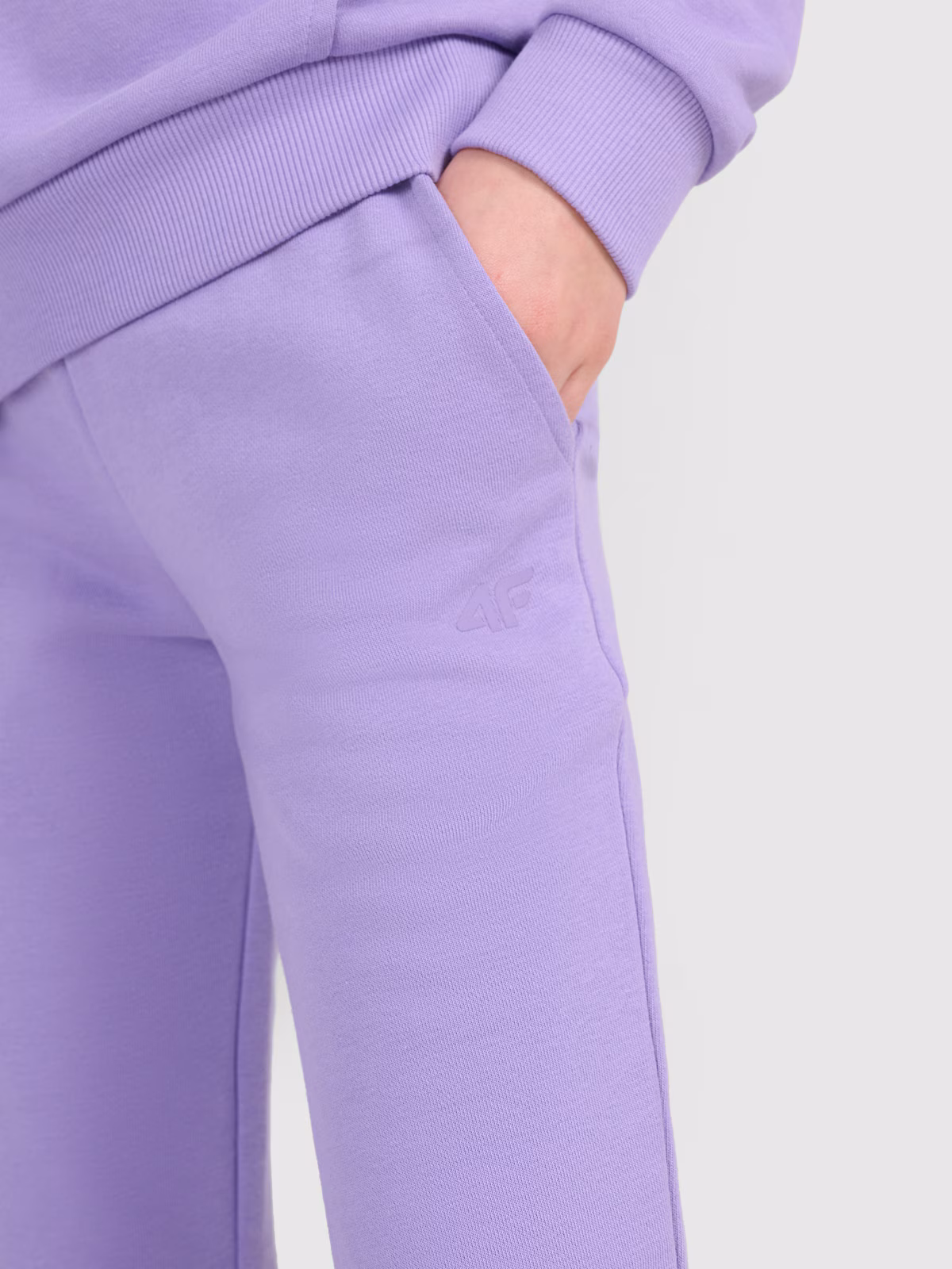 Spodnie dresowe joggery dziewczęce - różowe