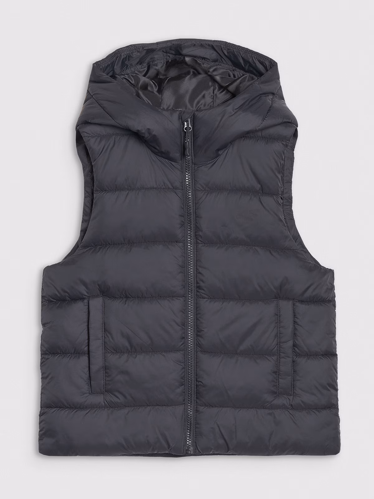 Bezrękawnik puchowy z wypełnieniem syntetycznym chłopięcy - pomarańczowy