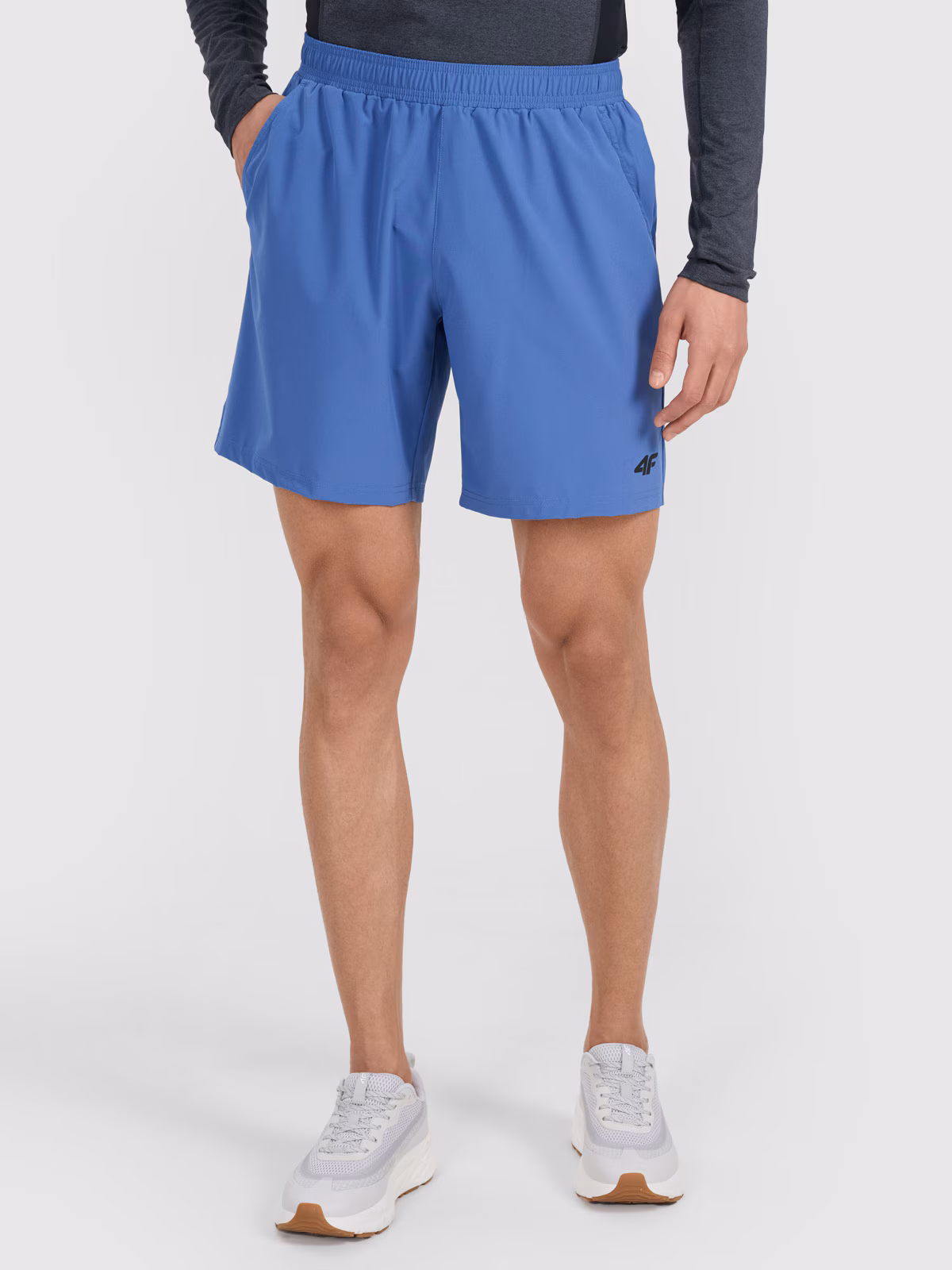 Spodenki treningowe szybkoschnące męskie - szare