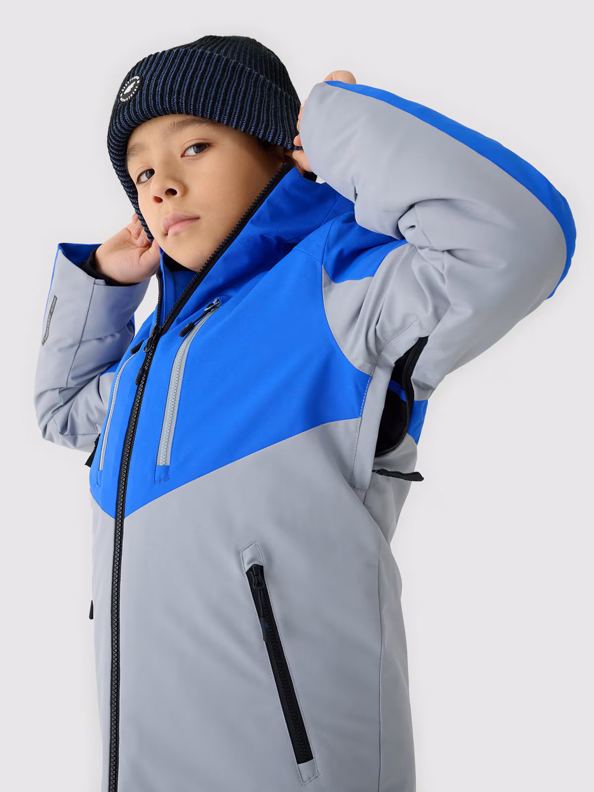 Kurtka narciarska membrana 10000 chłopięca - zielona