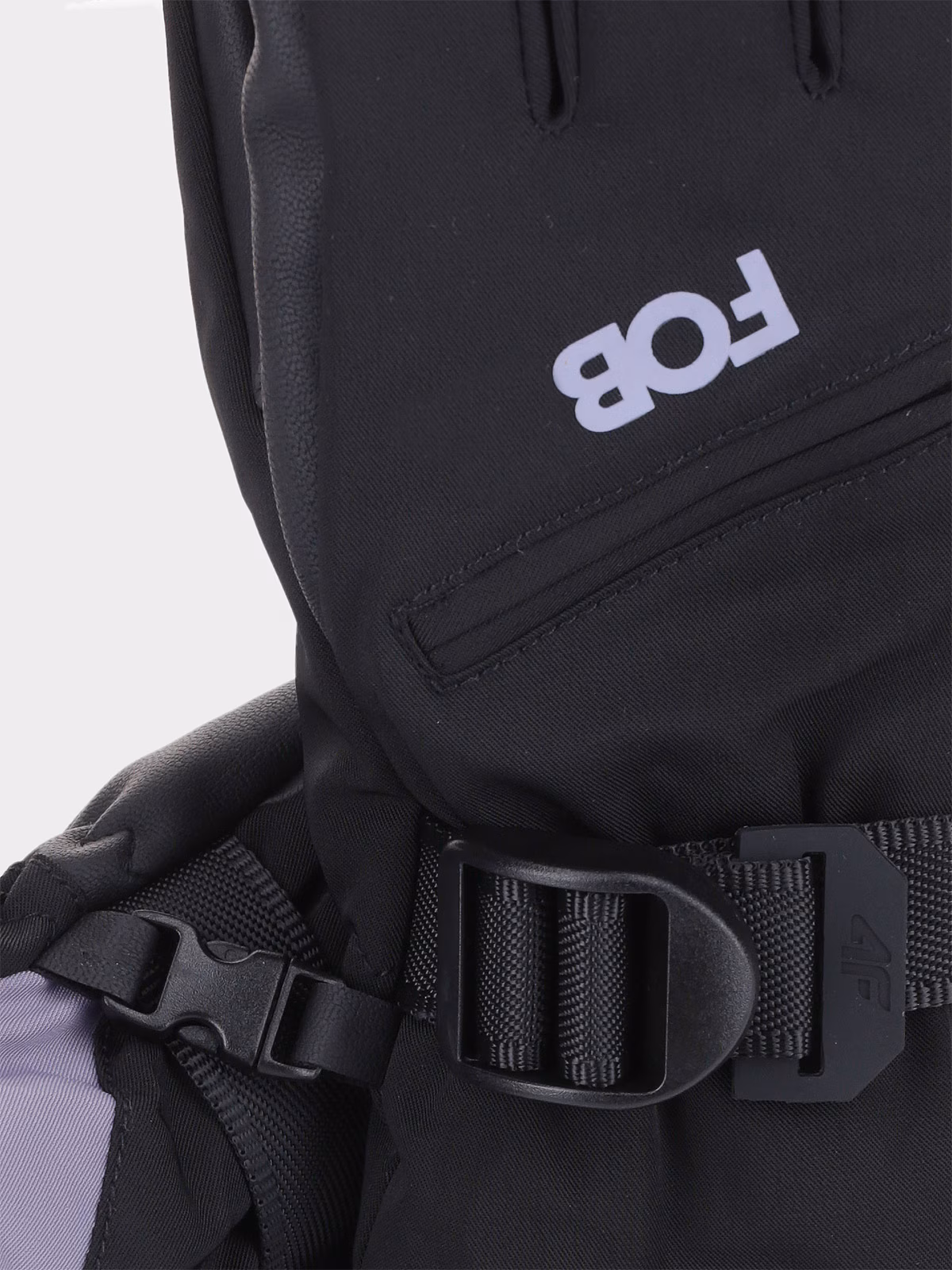 Rękawice snowboardowe Thinsulate membrana 10000 męskie - czarne