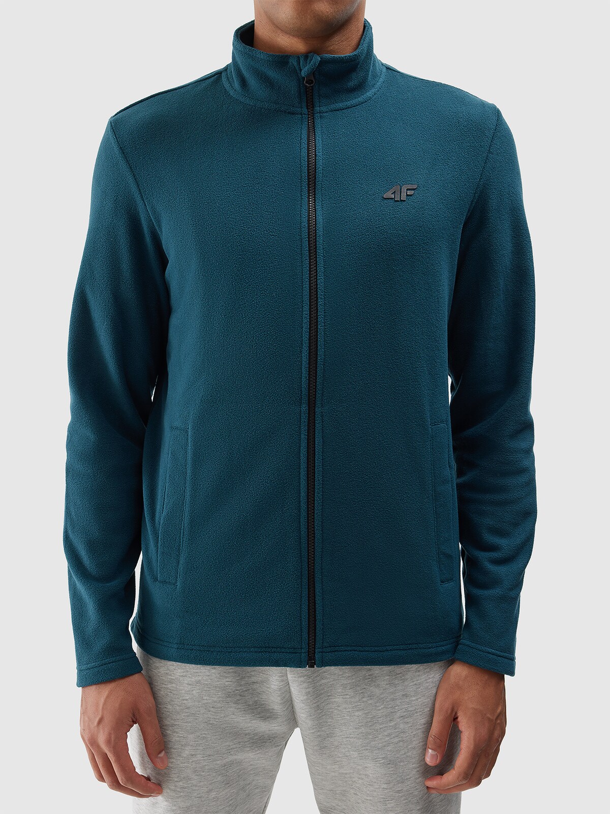 Polar ze stójką regular męski - turkusowy