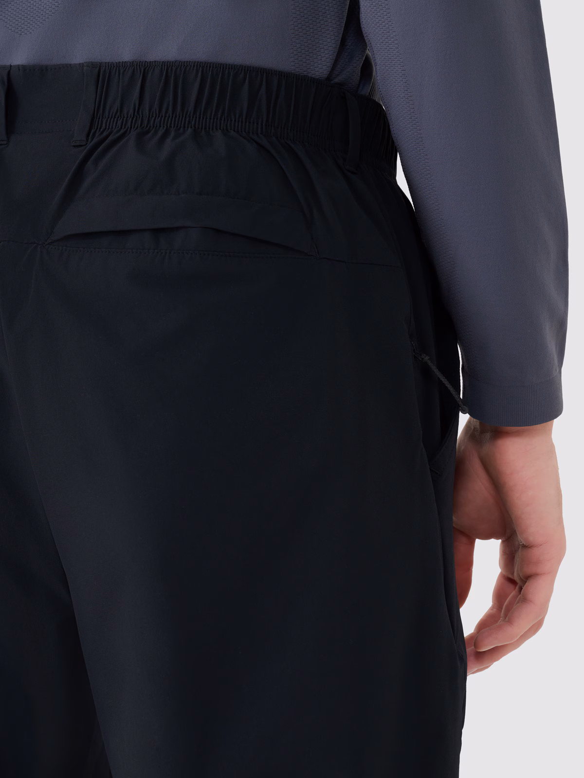 Spodnie trekkingowe szybkoschnące męskie - czarne