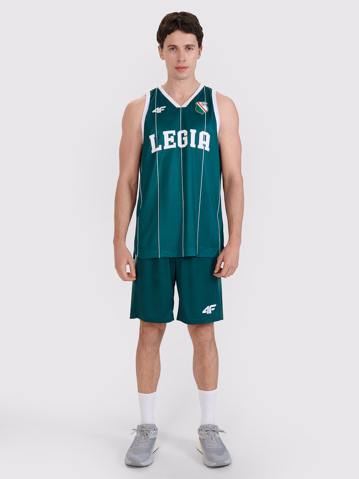 Koszulka lifestyle z sezonu 2024/25 uniseks 4F x Legia Warszawa - zielona