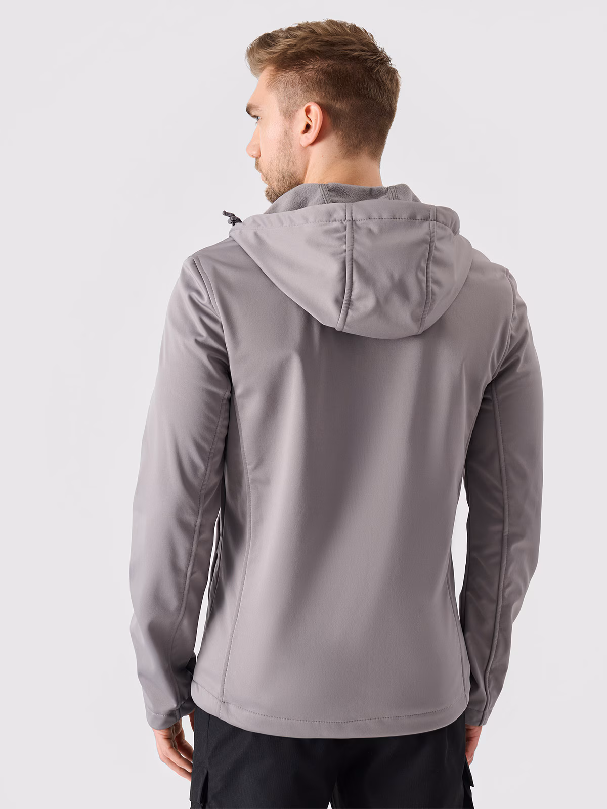 Kurtka softshell wiatroodporna membrana 5 000 męska - szara