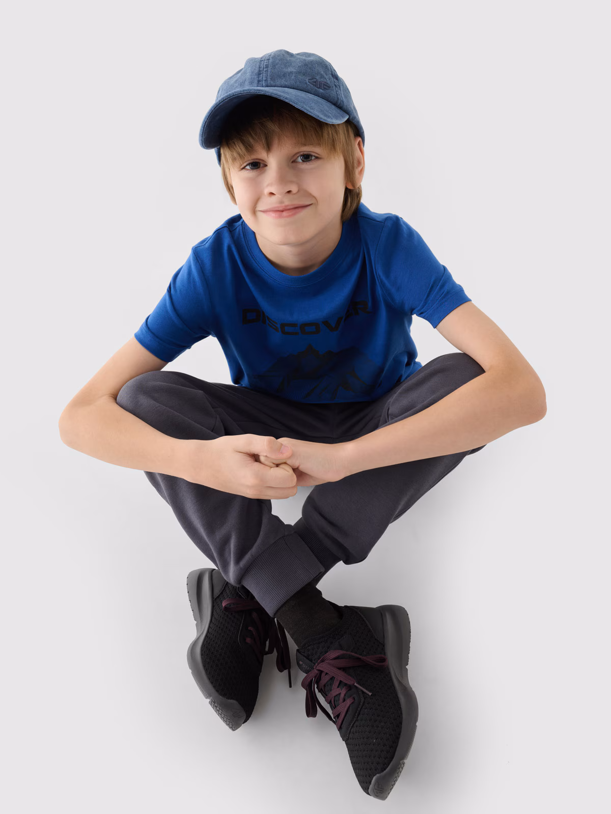 T-shirt z nadrukiem chłopięcy - żółty