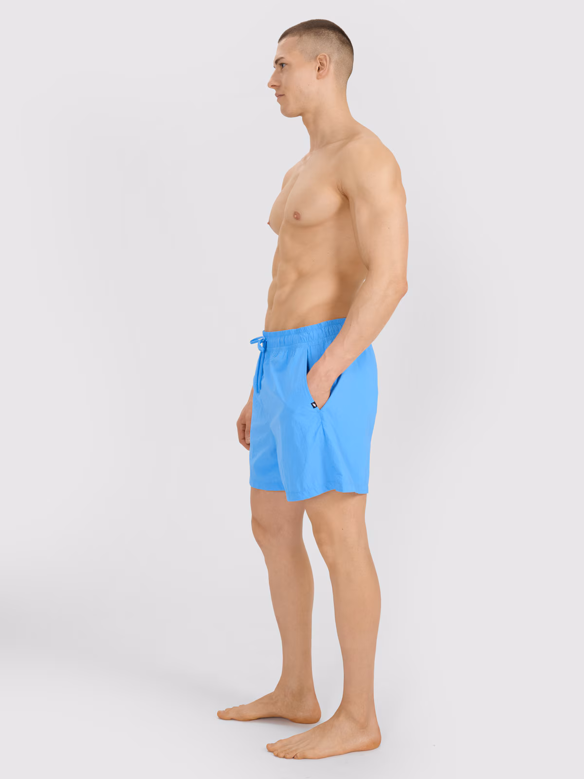 Spodenki plażowe boardshorty męskie - czerwone