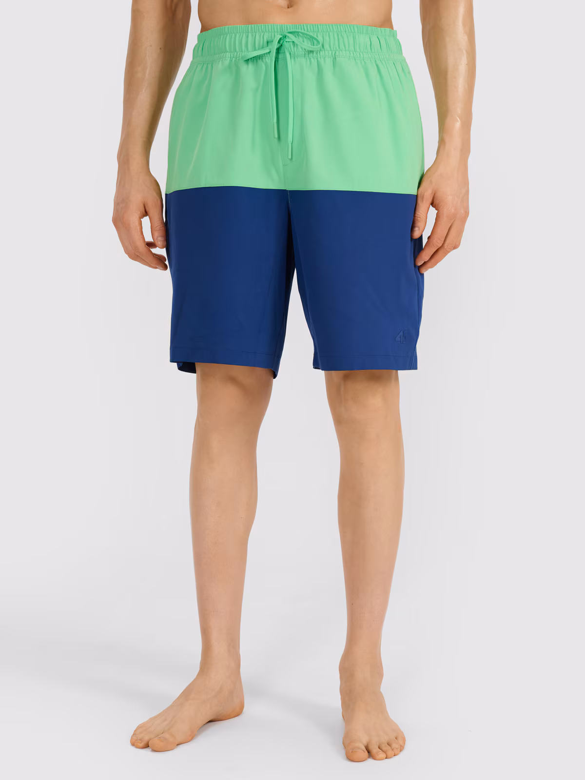 Spodenki plażowe męskie - niebieskie